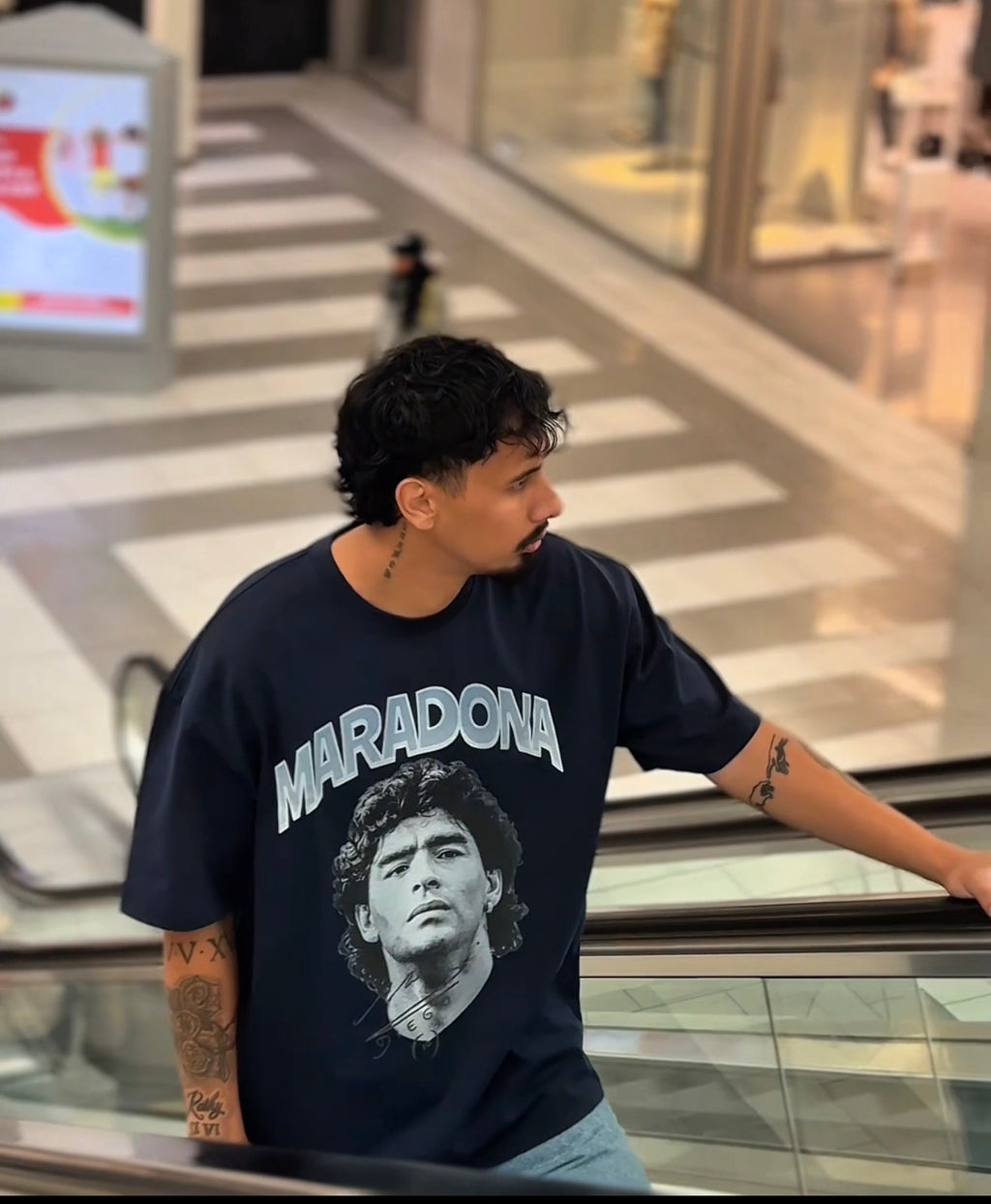 Maradona Heavyweight T-Shirt
