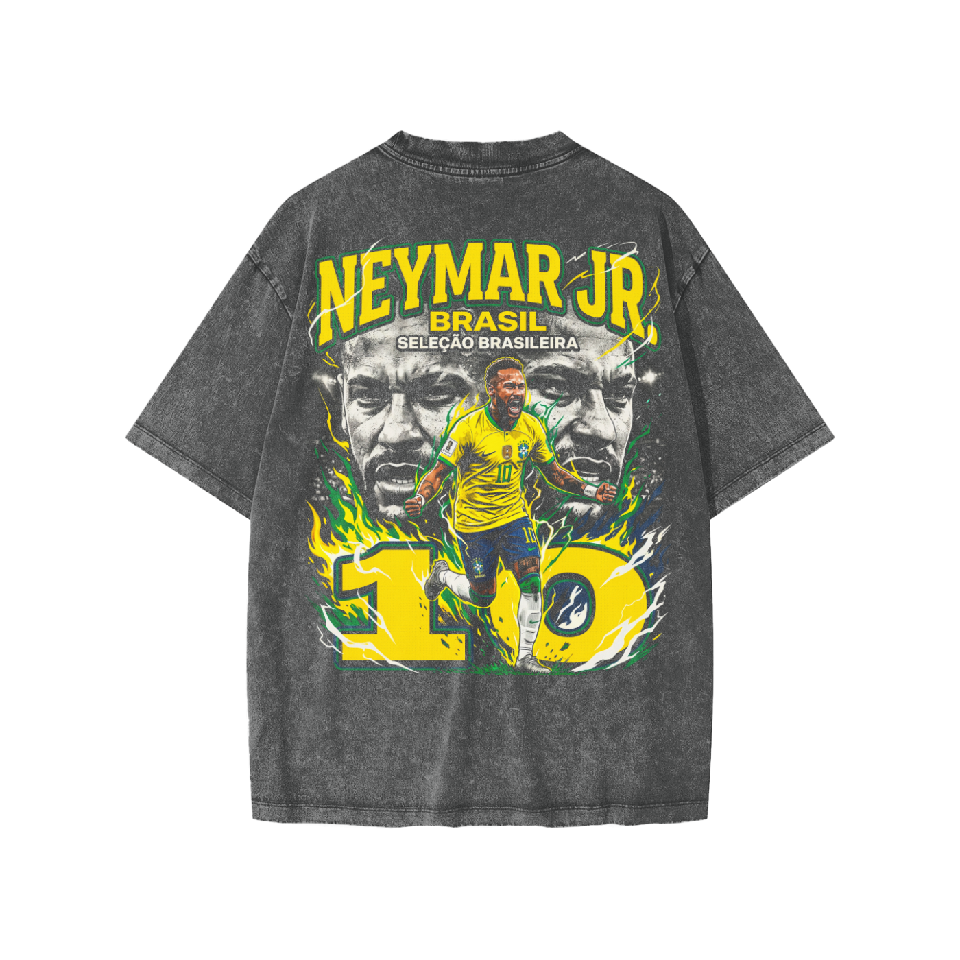 Neymar Snow Washed Kids' T-Shirt
