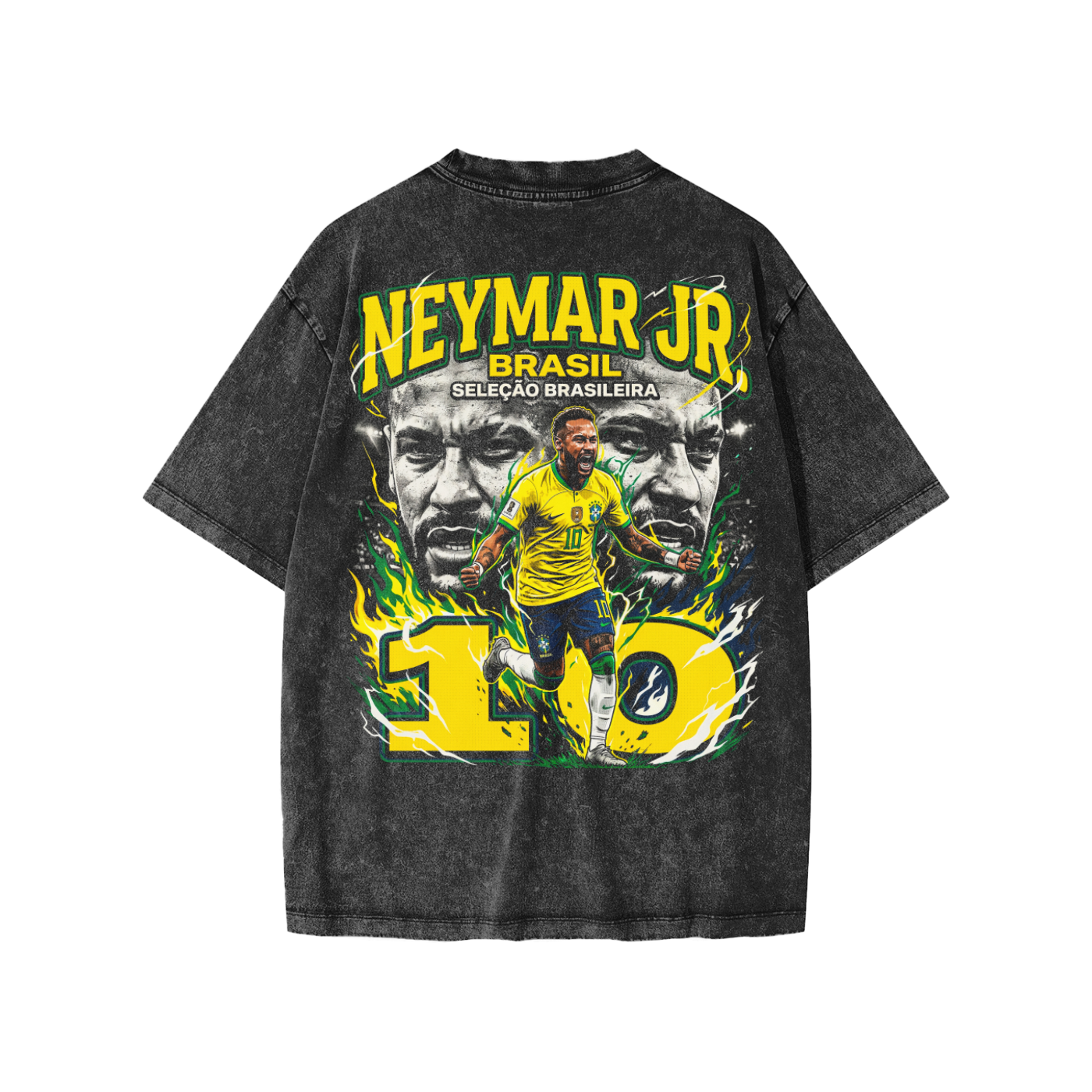 Neymar Snow Washed Kids' T-Shirt