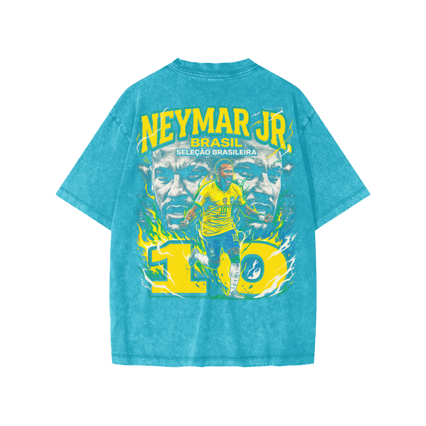 Neymar Snow Washed Kids' T-Shirt
