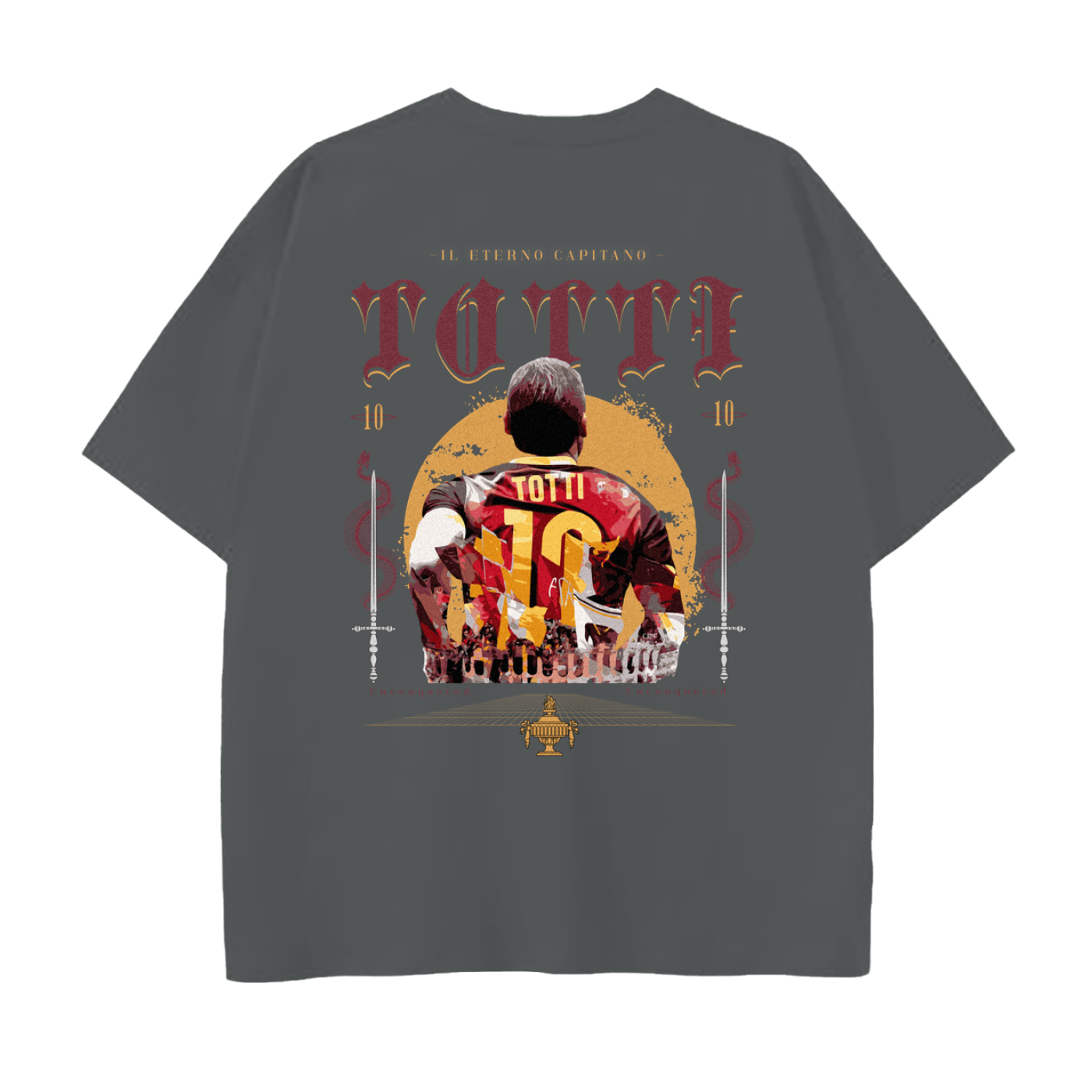 Totti Drop Shoulder T-Shirt – Footy Vibes Club Totti Drop Shoulder T-Shirt – Footy Vibes Club